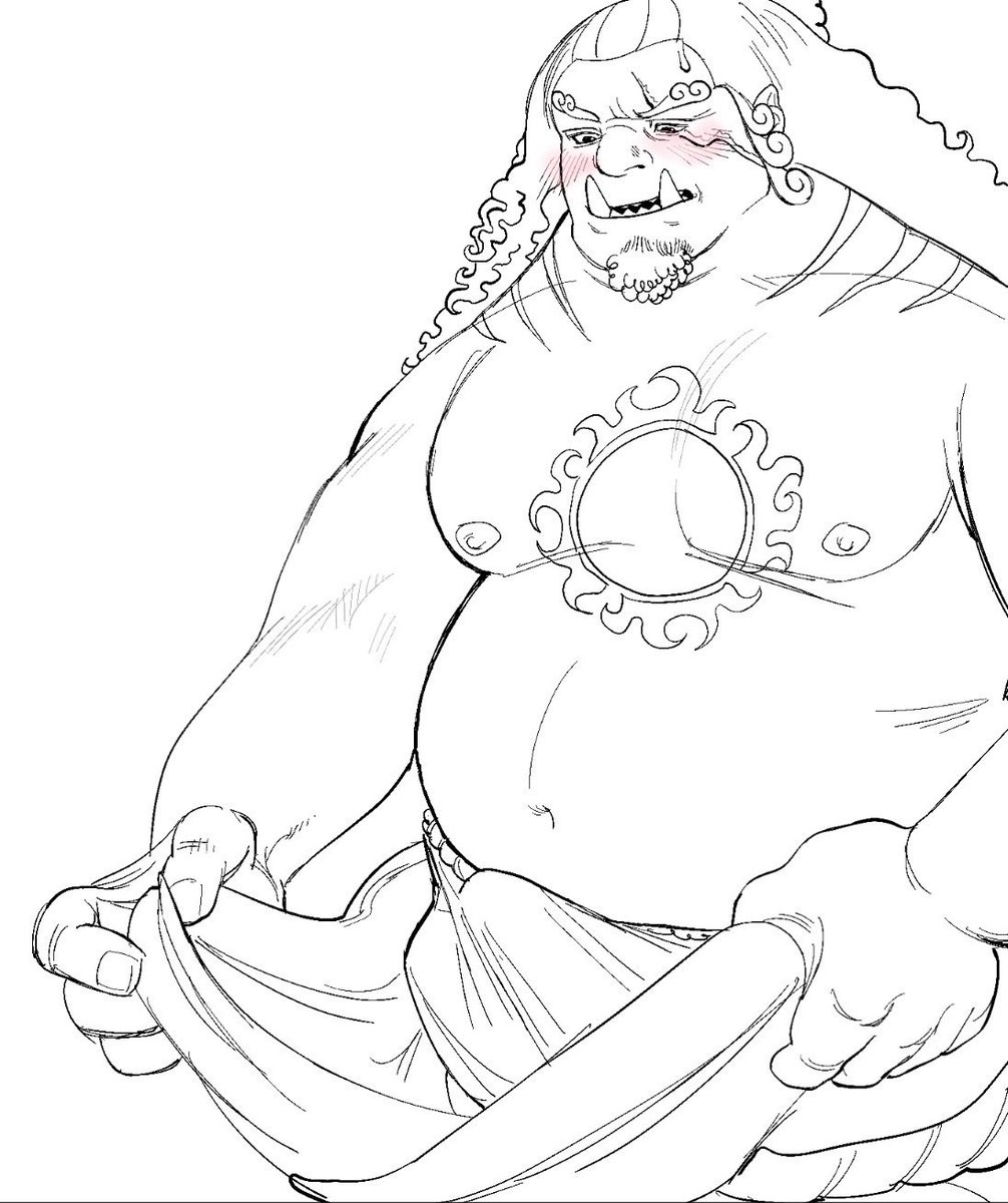 Ploovster's tweet photo. ☺️ #nsfw #jinbe https://t.co/TDZbEzWUvk