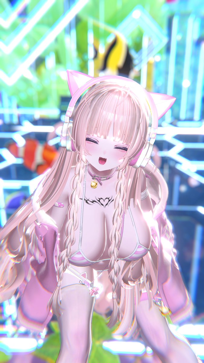 Nyr_6r's tweet photo. おはようございます💜🦇

今日はしくうぃすだ♩
第一インスタンスにいるよ～！！

水着day♡ https://t.co/omM5I1TeXk