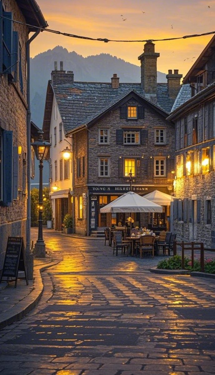 defialfaridh's tweet photo. Exploring cobblestone alleys in Edinburgh at golden hour—each turn a new postcard view, and the local bakery’s warm scone with clotted cream made this little street my favorite stop. ， https://t.co/4ommvhkSiS