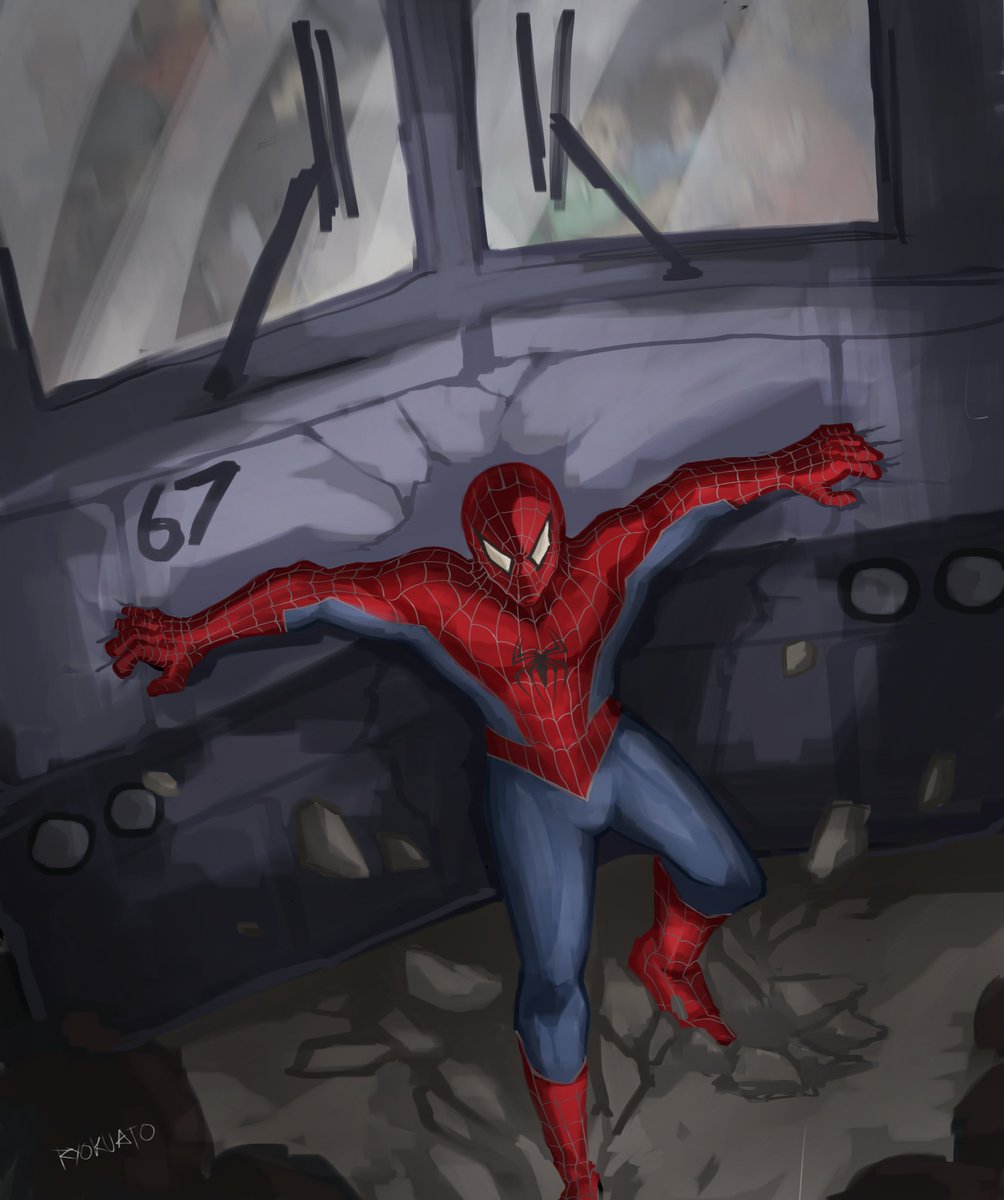 AtoRyoku's tweet photo. Spider-man Tobey Maguire version

Fan art

Just rewatching the old spidey films is so nostalgic that I have to draw it.. hehe

#fanartㅤㅤㅤㅤ #spiderman https://t.co/aJLirtCXgs