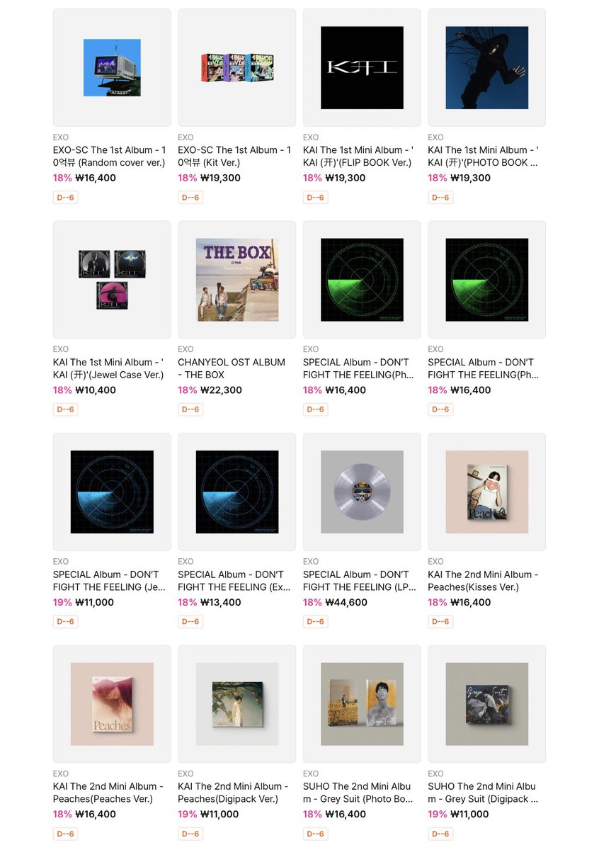 best_in_seoul's tweet photo. เหมือนอาทิตย์หน้าจะมีอัลบั้มเก่าๆของ exo มารีสตอคนะคะ มีตั้งแต่มาม่าอะ ทั้งบั้มวง solo unit ใครสนใจอันไหนแจ้งได้น้า 😍 https://t.co/NjKAi5uEpi