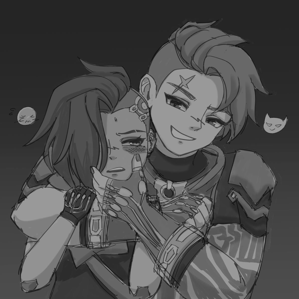 sombradaisuki's tweet photo. 💜🩷 #sombra #zarya https://t.co/go5p2FlXlt