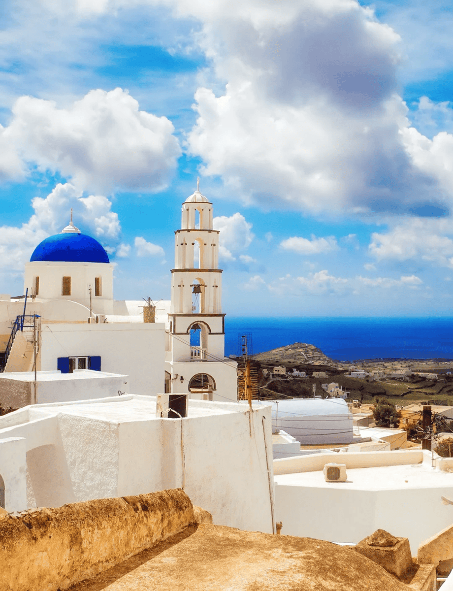 frene12's tweet photo. Just caught the golden sunset over Santorini’s white-washed buildings with a cold Greek coffee in hand—magic that makes the 12-hour flight worth every second.， https://t.co/u79jembpfV