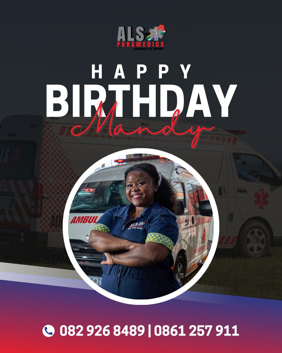 AlsParamedics's tweet photo. Happy Birthday, Mandy! 🥳

Wishing you a wonderful day filled with happiness, laughter and plenty of reasons to celebrate.

Thank you for being part of the ALS Team and for everything you contribute. We hope the year ahead brings you happiness, success and many memorable moments. https://t.co/RMWCLiZbfm