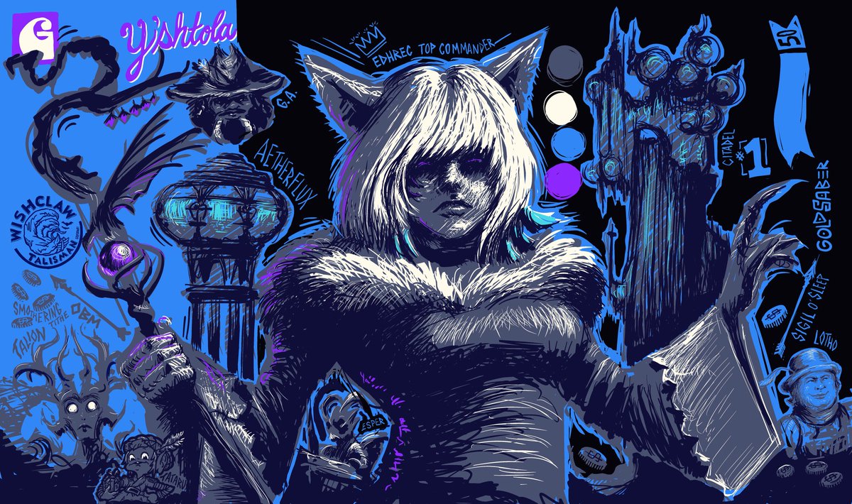 Goldsabertooth's tweet photo. Y’SHTOLA: Hail to the Queen https://t.co/rLVS4p1Tjc