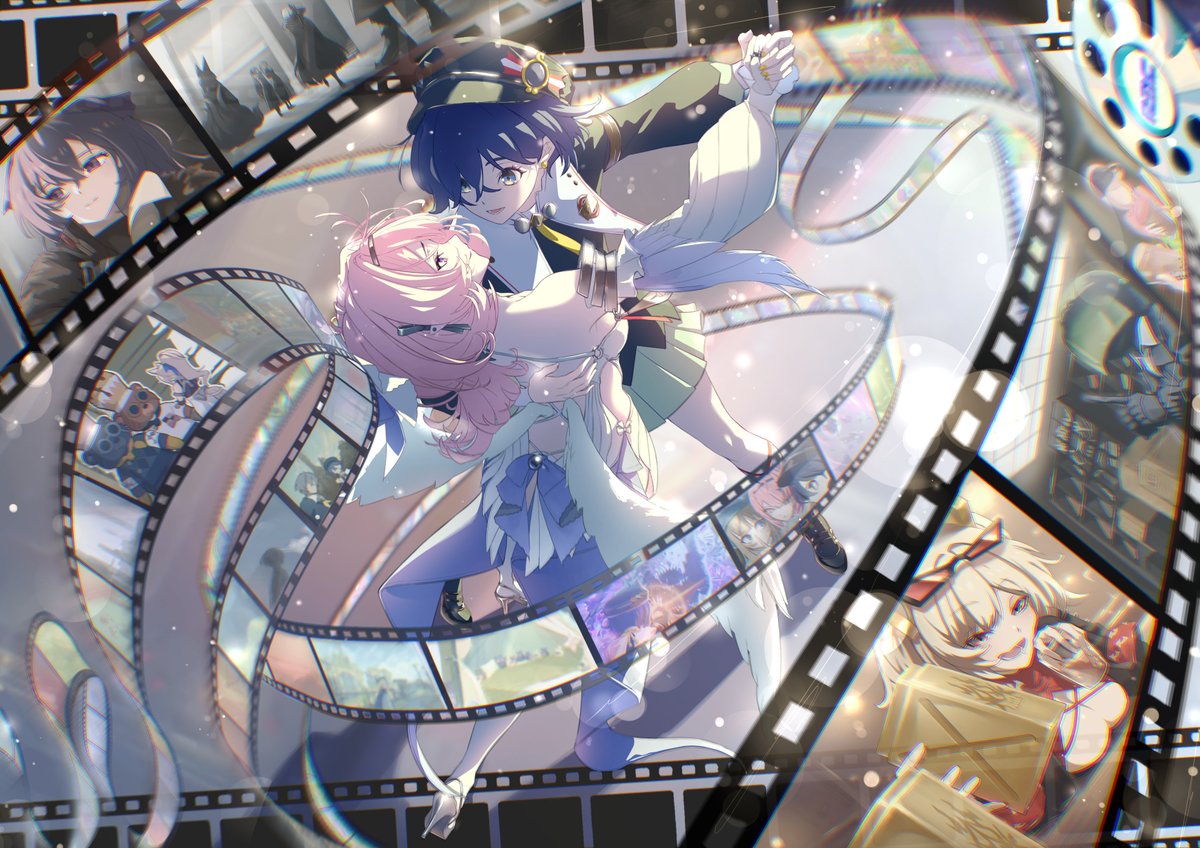 kikumusubi's tweet photo. ゼンゼロ2周年記念のファンアートを描きました～ https://t.co/oZclH2Twlw