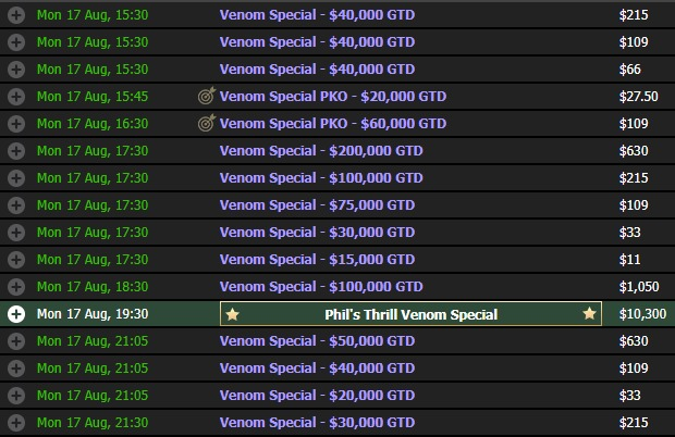 IT5PAYDAY's tweet photo. Serioussssssss schedule today on @ACR_POKER 

RT this and leave me your username below. I'll chuck you some Venom Flip Satellite tickets to try and get some of you in to the Venoms!

HUGE Monday! I got Day2 of the $215 400k Today. The Guvnor wouldn't mind that title! https://t.co/E8Yzo945xe