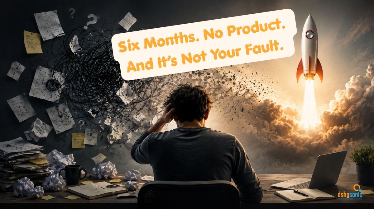 Iamnotmanish's tweet photo. Six months in. Great idea. Early traction. Still no product.

The problem usually isn’t the idea.

It’s figuring out what to build, how to build it, and what not to waste time or runway on.

That’s where we come in.

Book a free strategy call today. 👇
https://t.co/lQwKOCLWRe https://t.co/vMk6JzLI1T
