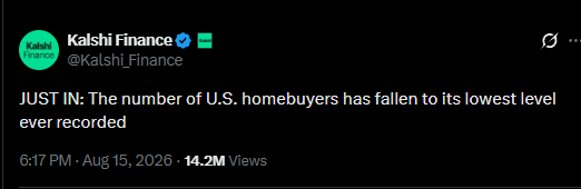 nutcracke1sol's tweet photo. This is like the most viral thing on twitter RN

+30M views combined in the last day

housing is becoming unbelievably unaffordable

we should run a "houseless" coin

1 bonded but its a fake chart, i truly believe this is a mega runner

https://t.co/2OIz3Ciq7R https://t.co/7V0Yg5FWMe