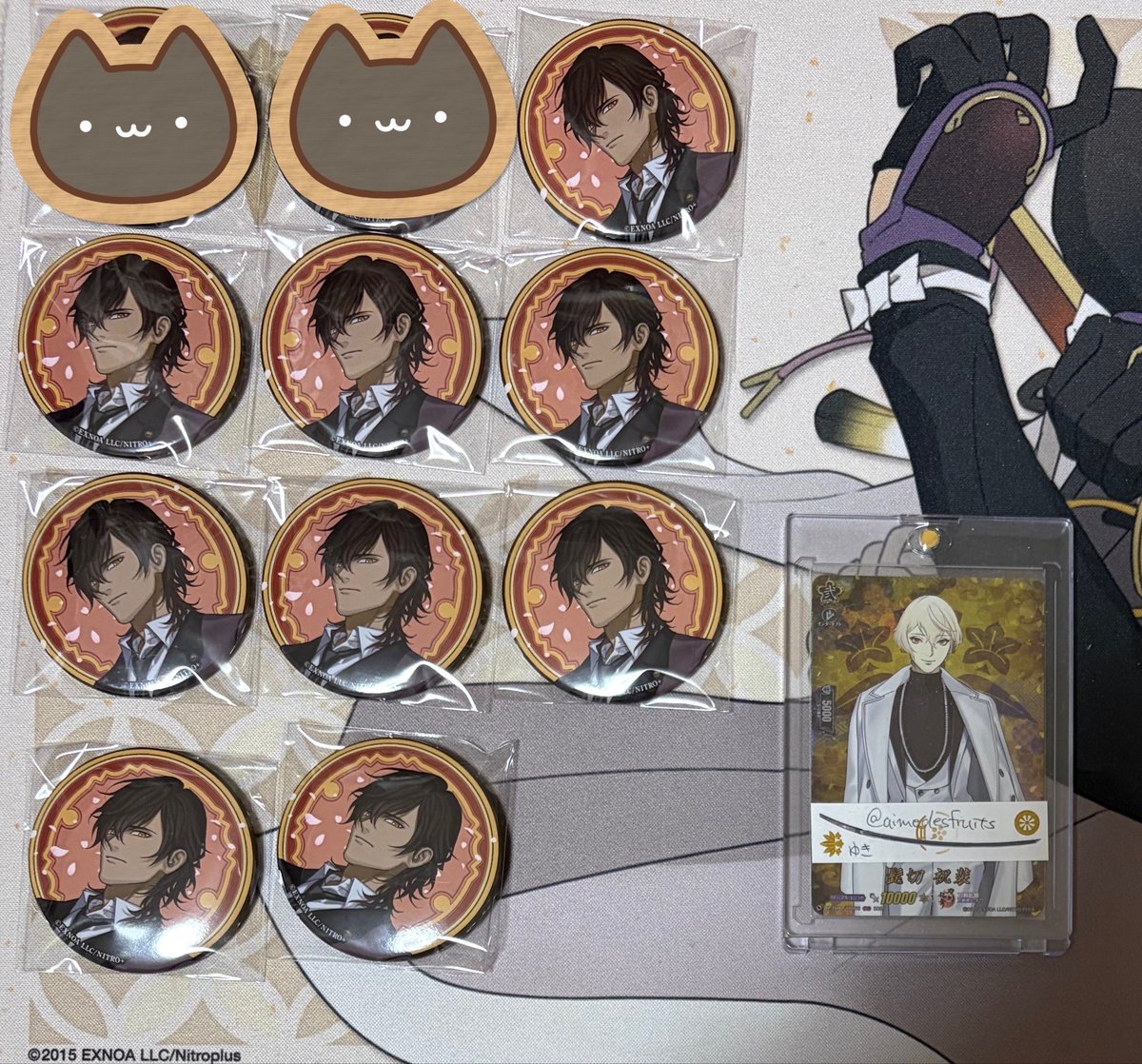 交換 譲渡】 刀剣乱舞STORE とうらぶ 祝装 缶バッジ 丸 スクエア 第6弾