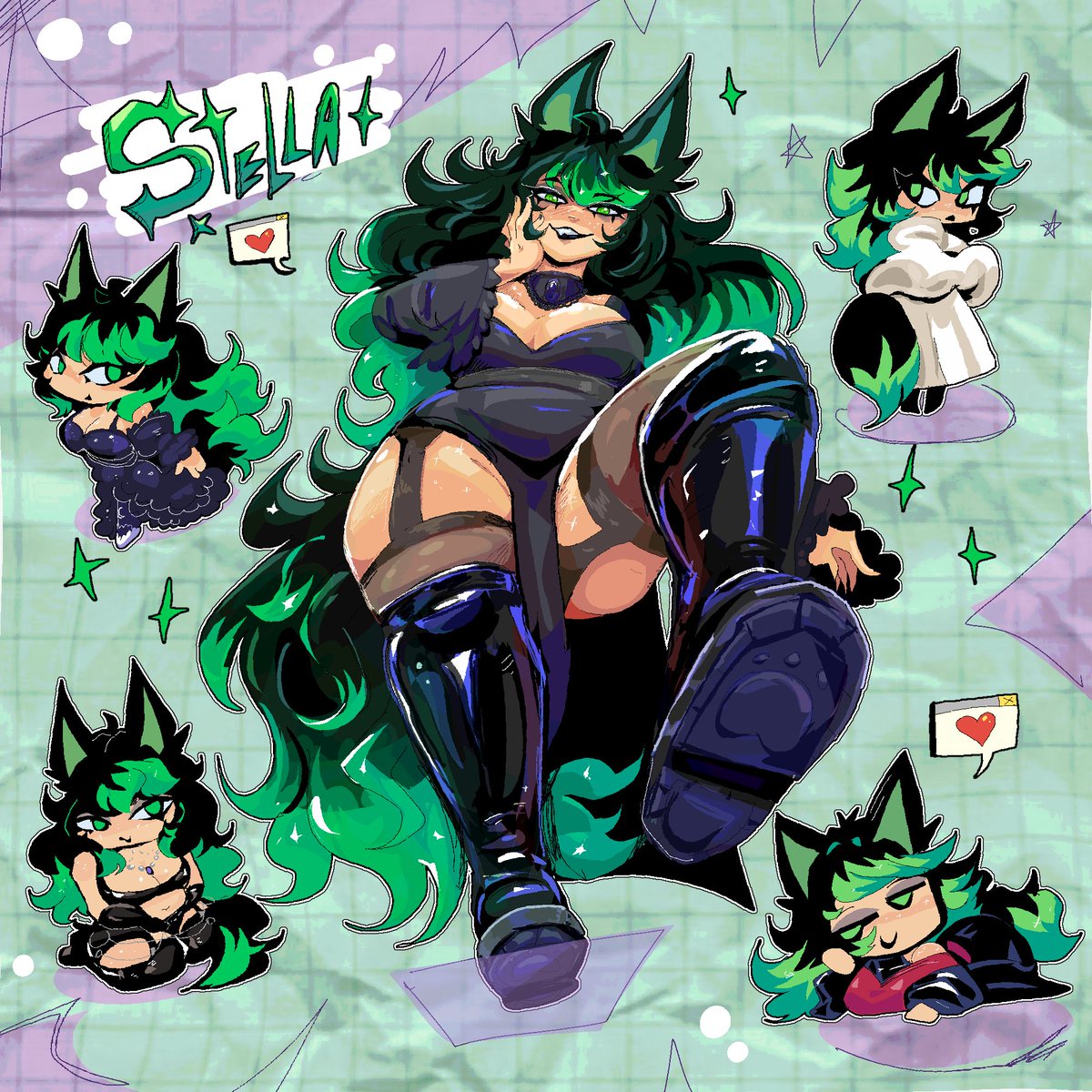CosmicVT's tweet photo. Go ahead and draw our Stargirl, if you feel like it~
#draw #fox #foxgirl #art #goth #chubby #characterart #trend #artmeme https://t.co/UbsUDXKEZ9