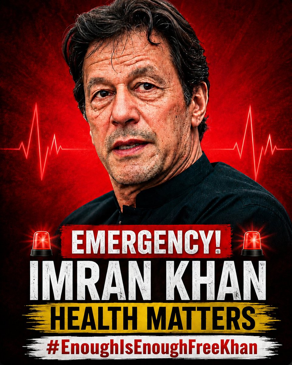 KaliwalYam's tweet photo. ایمرجنسی ٹرینڈ الرٹ 🚨
سب یہ ٹرینڈ #EnoughIsEnoughFreeKhan جوائن کریں اور عمران خان کی فوری رہائی کا مطالبہ کریں https://t.co/qFsSBIVens