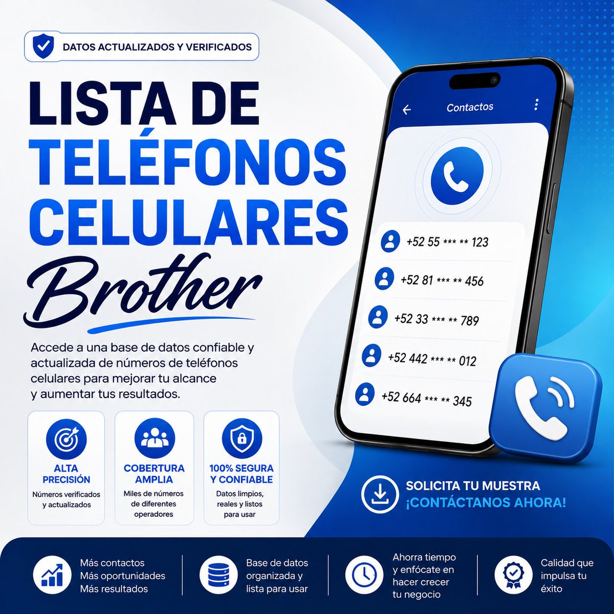 listadetelir's tweet photo. ¿Buscas una Lista de teléfonos celulares Brother?

Encuentra información organizada para investigación, análisis de mercado y estrategias de prospección.

✅ Información organizada
✅ Fácil consulta
✅ Enfoque comercial
#TelefonosBrother #CelularesBrother #ListaDeTelefonos https://t.co/zU01qex8tI