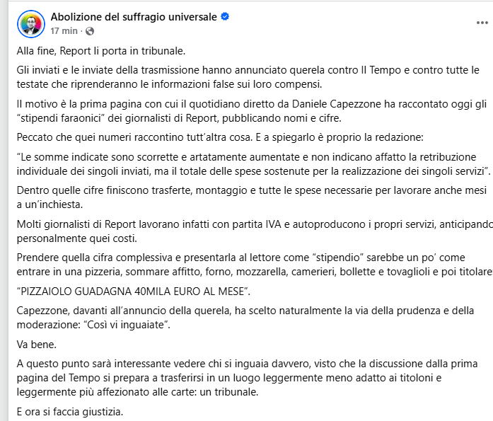 Moonlightshad1's tweet photo. "Dentro quelle cifre finiscono trasferte, montaggio e tutte le spese necessarie per lavorare anche mesi a un’inchiesta.
Molti giornalisti di #Report  lavorano infatti con partita IVA e autoproducono i propri servizi, anticipando personalmente quei costi". https://t.co/CB6EnNVQN3