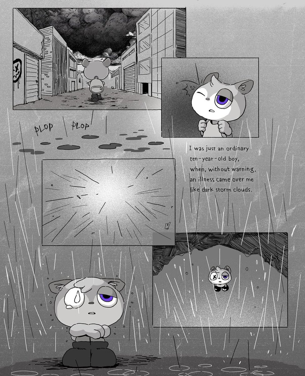 myheavanly's tweet photo. ทีมอีวานทำดีอะ ㅠㅠ มีการ์ตูนมาปูเรื่องบั้มนี้ด้วย death of me คือเรื่องราวของหนุจิ๋วอายุสิบขวบพบว่าตัวเองเป็นโรคร้าย แต่ก็ยังคงเดินต่อในความมืดมิด จนในที่สุดก็เริ่มพบแสงสว่างอะ แล้ว to be continued ขึ้นเลย ตัดจบเหมือนละครหลังข่าวมาก มีกี่ chapter ค้าบเนี่ย ㅠㅠ https://t.co/JNvz0V3m7O