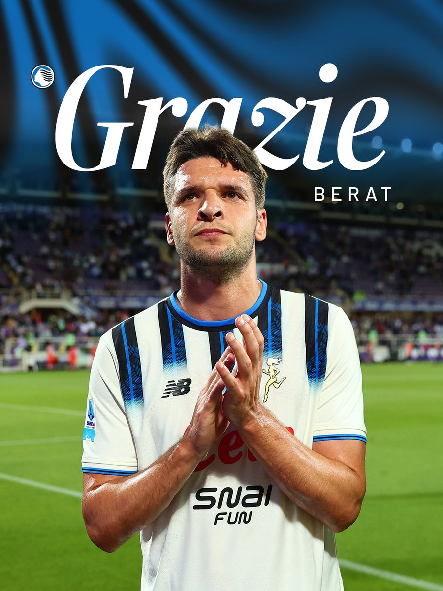 Atalanta_BC's tweet photo. Un grazie non basta, in bocca al lupo Berat 🖤💙

A thank you isn’t enough. Good luck, Berat 🖤💙 https://t.co/KmsxBA2bMu