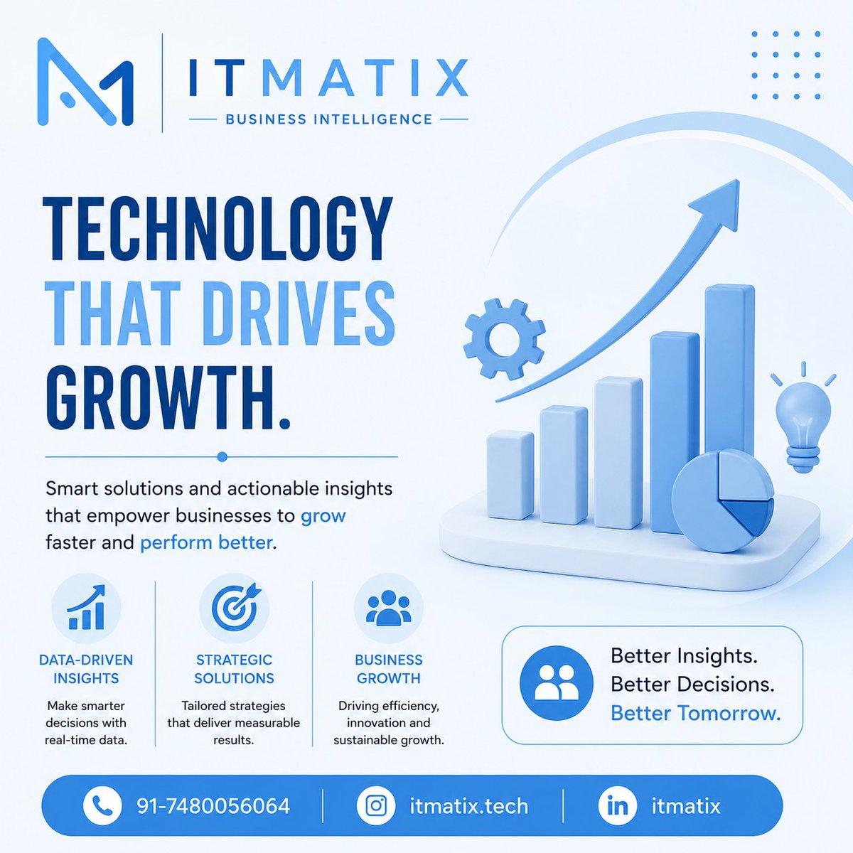 itmatix1's tweet photo. At ITMATIX Technology, we develop practical digital solutions that help businesses modernize operations, improve performance, and turn technology into a long-term growth advantage. https://t.co/d9kNWPLO2I