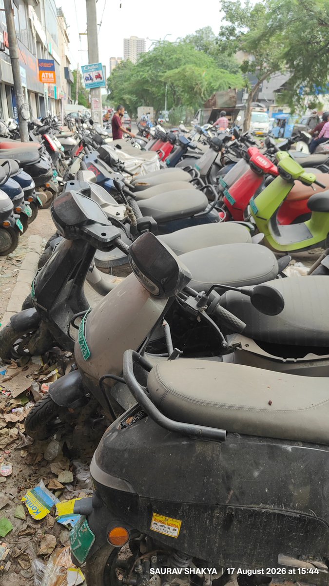 TripSaviour's tweet photo. Ola graveyard (okhla phase 2 service centre)

They claim hyper service, this is the proof of hyper service.

I'm here coming 2 days. They didn't even checked the scooty.

Worst ever service in the industry.

@bhash @OlaElectric @Olacabs @OlaBijlee https://t.co/vio4fwJ8XD