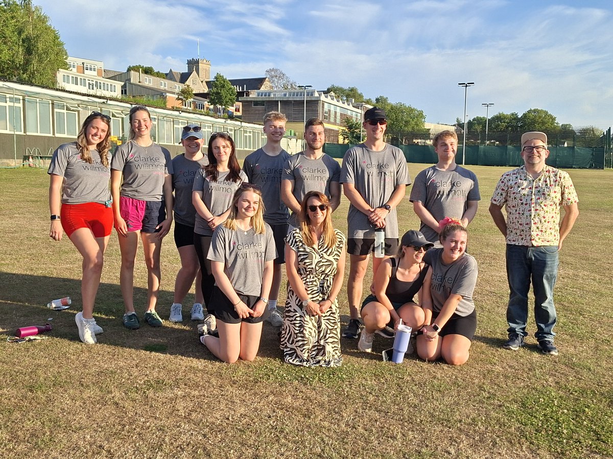 Promiseworks's tweet photo. Massive thanks to @ClarkeWillmott  for recently hosting a fantastic fundraising rounders tournament, BBQ, and raffle at Queen's College, Taunton!

Despite the heat, local businesses smashed it, raising over £900 for @PROMISEworks to support young people across Somerset. 💙 https://t.co/7ZJerIa6qb