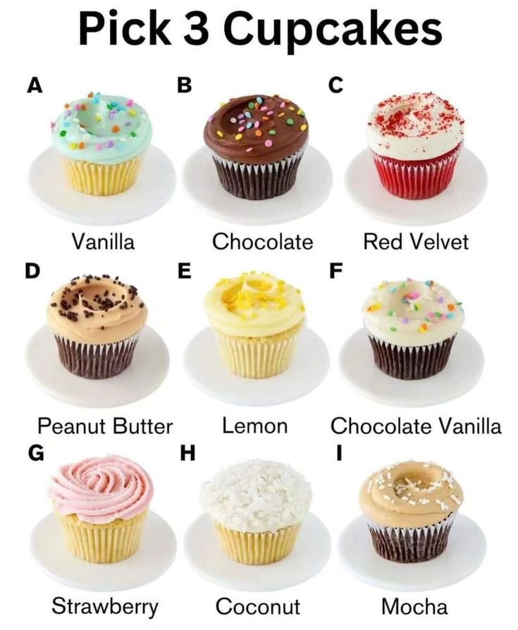 1_flowerssss's tweet photo. Pick three cupcakes 🤤 https://t.co/MgImDV1EfL