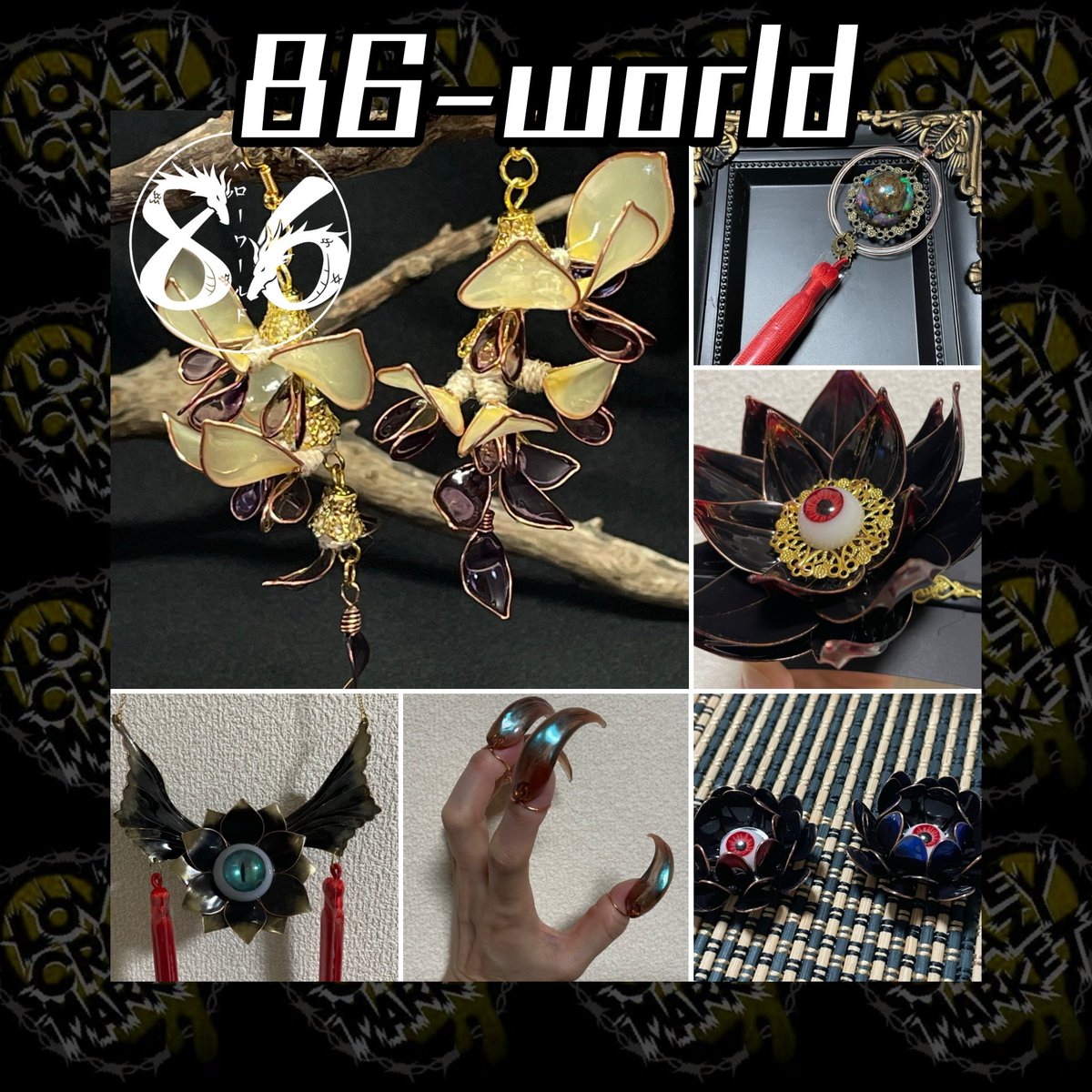 lovecrazy_xxx's tweet photo. #ラブクレvol3
出展者紹介🔥

❤️‍🔥 86-world ❤️‍🔥
@86world417

ディップアートとレジンでアクセサリーを製作しています。
 #LOVECRAZYMARKET https://t.co/QRtl7jTXuj