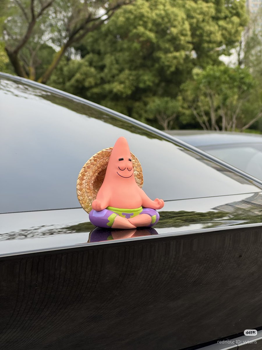bIueskyse's tweet photo. Gemes banget ini patrick star😂 muter muter takut dicibat ponakan https://t.co/U7SGYy3egS