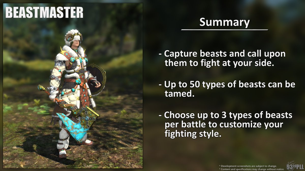 FF_XIV_EN's tweet photo. The digest from the latest FFXIV Letter from the Producer LIVE, which aired during Fan Festival 2026 in Berlin, is now available!

Check out an overview of beastmaster, the limited job being introduced in Patch 7.56! 📜 https://t.co/M0L8NTAQj5 https://t.co/suqTG4x0W8