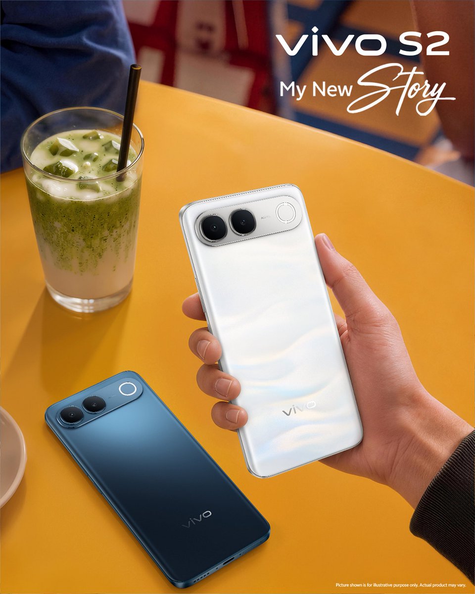 Vivo_India's tweet photo. From matcha vibes to evening aesthetics, we’ve got you covered, with the all new vivo S2.
#vivoS2 #vivoSseries #FriendsWeekendsNeverEnd #MyNewStory https://t.co/NUDxJgZ66q