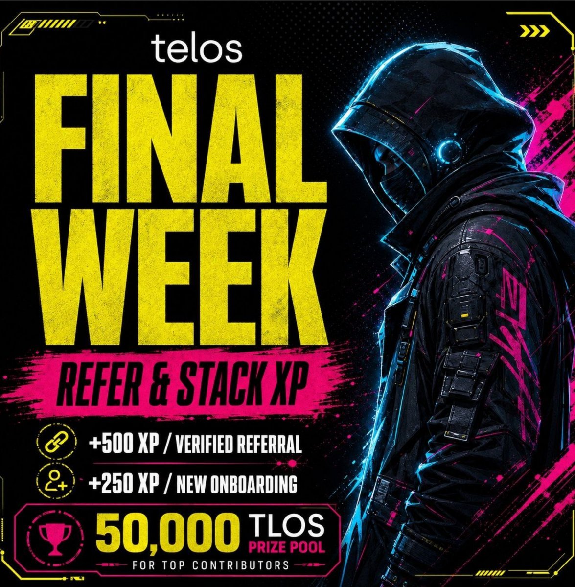 Isakjass22's tweet photo. Telos x Afyniti Season 2 Ends This Week

This is your final chance to stack XP and climb the leaderboard before the season closes. https://t.co/lreuJ0Krjl