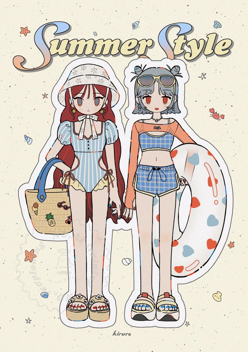 milkghost124's tweet photo. #一次創作祭り夏の陣2026 ♥️🩶 https://t.co/ZkgDnHX1gj