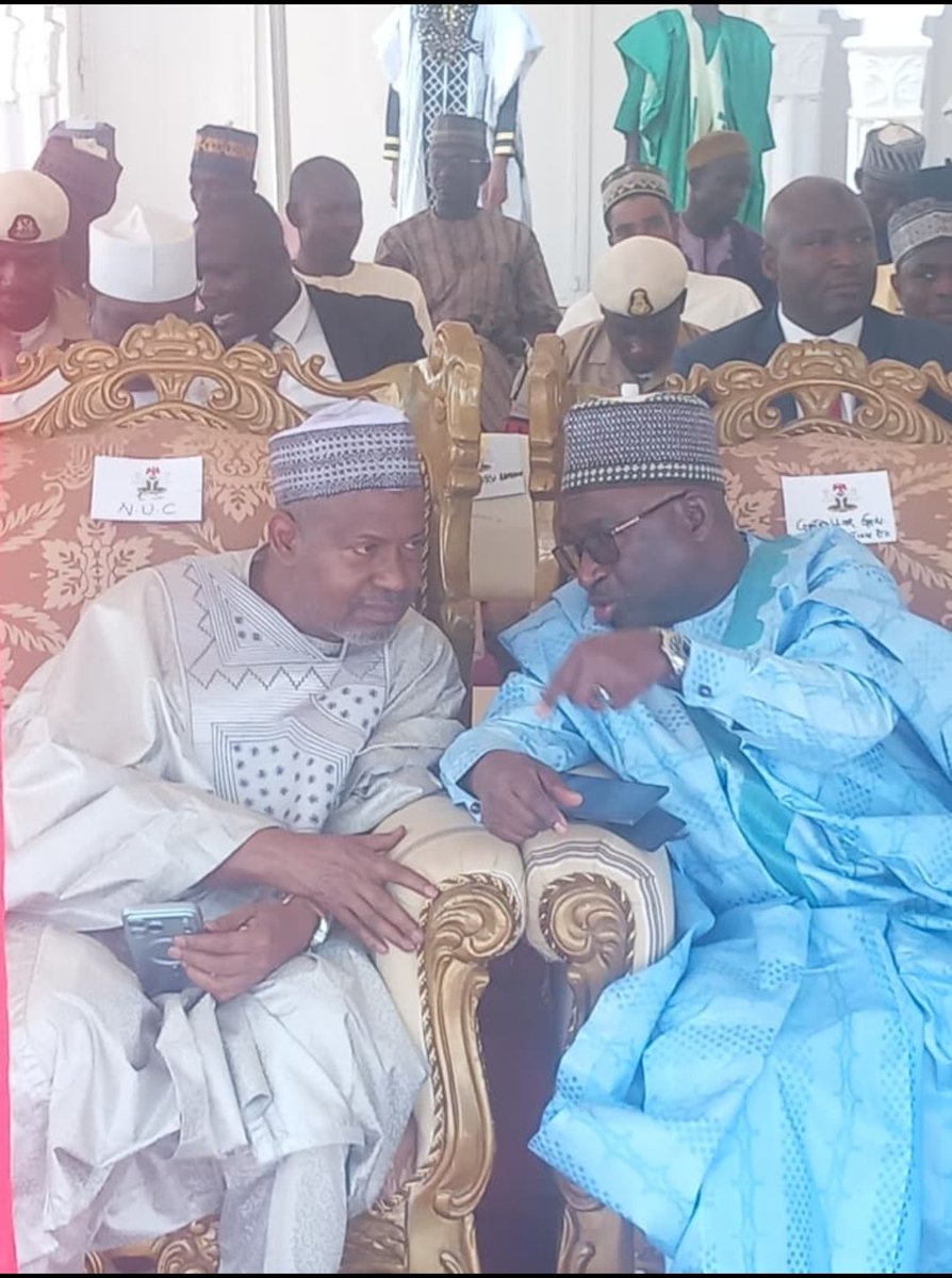 OfficialNUC's tweet photo. On 15 August 2026, the Executive Secretary of the National Universities Commission (NUC), Prof. Abdullahi Yusufu Ribadu, FCVSN, attended the turbaning ceremony of former President of the United Nations General Assembly (2019–2020) and Nigeria’s former Permanent Representative to the United Nations (2017–2024), Prof. Tijjani Muhammad-Bande, GCON, as Baraden Besse (District of Besse) in Birnin Kebbi, Kebbi State.

The ceremony was presided over by His Royal Highness, the Emir of Gwandu, Maj. Gen. Muhammadu Iliyasu Bashar (Rtd.), CFR, mni.

The distinguished occasion was also witnessed by eminent government officials and other dignitaries from across the country