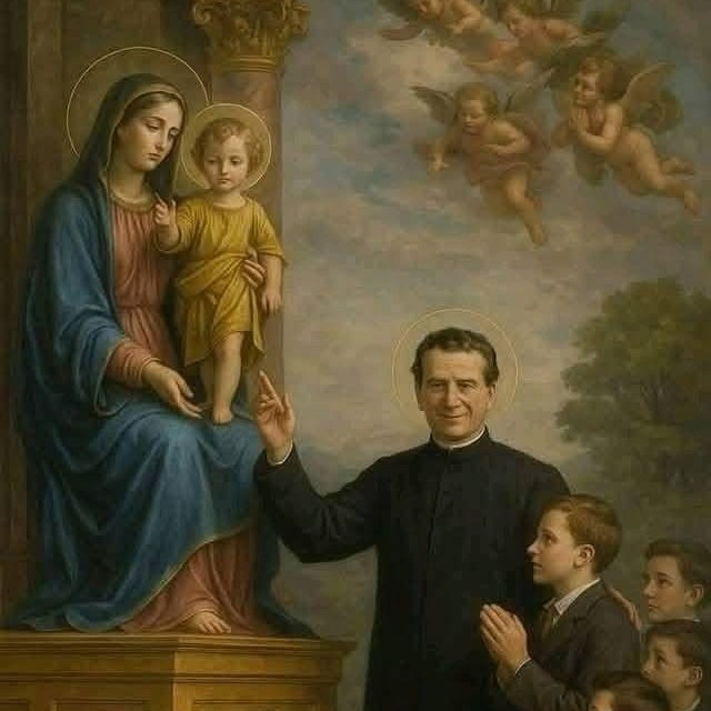 WinckJ69090's tweet photo. “In your devotion to the Blessed Virgin Mary, you have a great source of strength and a powerful weapon against the snares of the devil.”    

- Saint John Bosco https://t.co/mIXR8cjQ0i