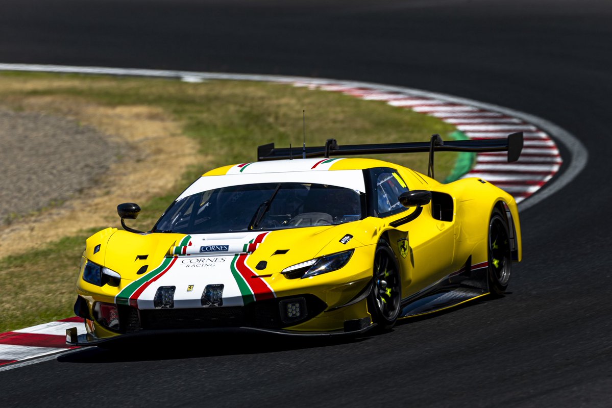 YoshimotoHiroki's tweet photo. ⚠️Announcement⚠️
Happy to announce that I will be racing #InterContinentalGtChallenge #Suzuka1000km
with team #LMcorsa’s #Ferrari296GT3 in BRONZE class together with #RyoOgawa and the legend #NaokiHattori
Can’t wait to take my fourth victory in Suzuka 1000km race💪🏻

チームLM corsaより #フェラーリ #296GT3 で #鈴鹿1000km に出場させていただくことになりました。初めて組む #小河諒 となんともう一人はなんとレジェンド #服部尚貴 選手！諒とのレースも楽しみだし、還暦を迎えた服部さんと組めるのも光栄です🥹
我々80号車はBRONZEクラス、もう一台の60号車はPRO-AMクラスでの出場となります。
いつもとは全然違うレースですが、母体の #大阪トヨペット 80周年の節目に、第50回目を迎える鈴鹿1000kmでLM corsaの２台が揃って結果を出せるように灼熱の1000km戦いますんで応援のほど宜しくお願いします🔥

<2026 SUZUKA 1000km>
11-13 September
Team: LM corsa
Car number: 80
Class: BRONZE
Driver 1: NAOKI HATTORI (Gr: Bronze)
Driver 2: RYO OGAWA (Gr: Silver)
Driver 3: HIROKI YOSHIMOTO (Gr: Gold)
Car: Ferrari 296 GT3 Evo