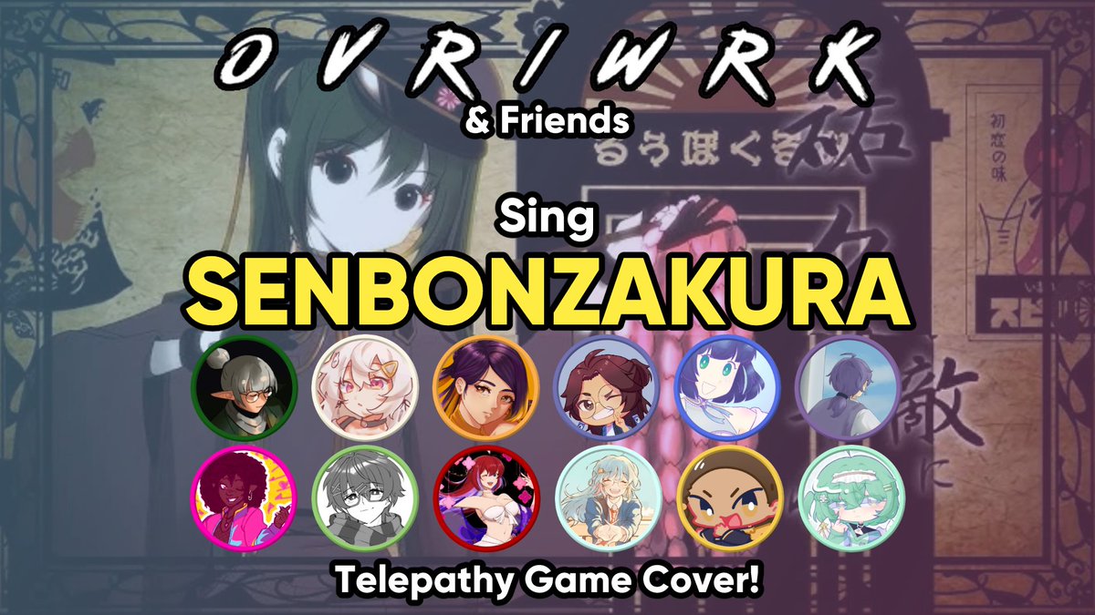 team_ovrwrk's tweet photo. Imagine if our second upload wasn't a group cover but a telepathy game

THAT'S RIGHT!!

OVR/WRK and friends (OVR/LOOK) did a fun telepathy game and we sang short ver of Senbonzakura! Come check us out :)

#youtaite https://t.co/JKA10hYC9t