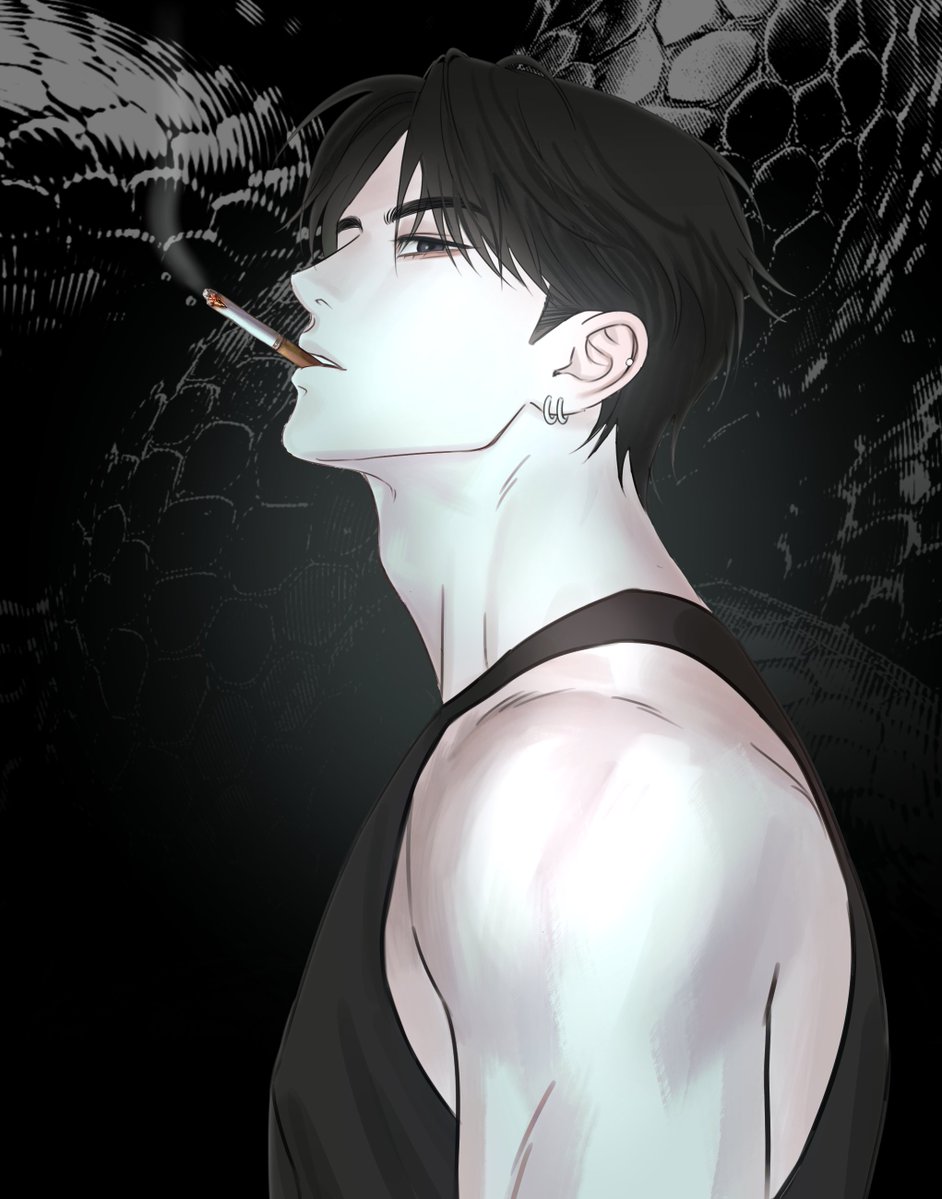 SaZon_S2's tweet photo. OC 예전그림 리터칭했지만,,😚 https://t.co/xs3KBLYH8H