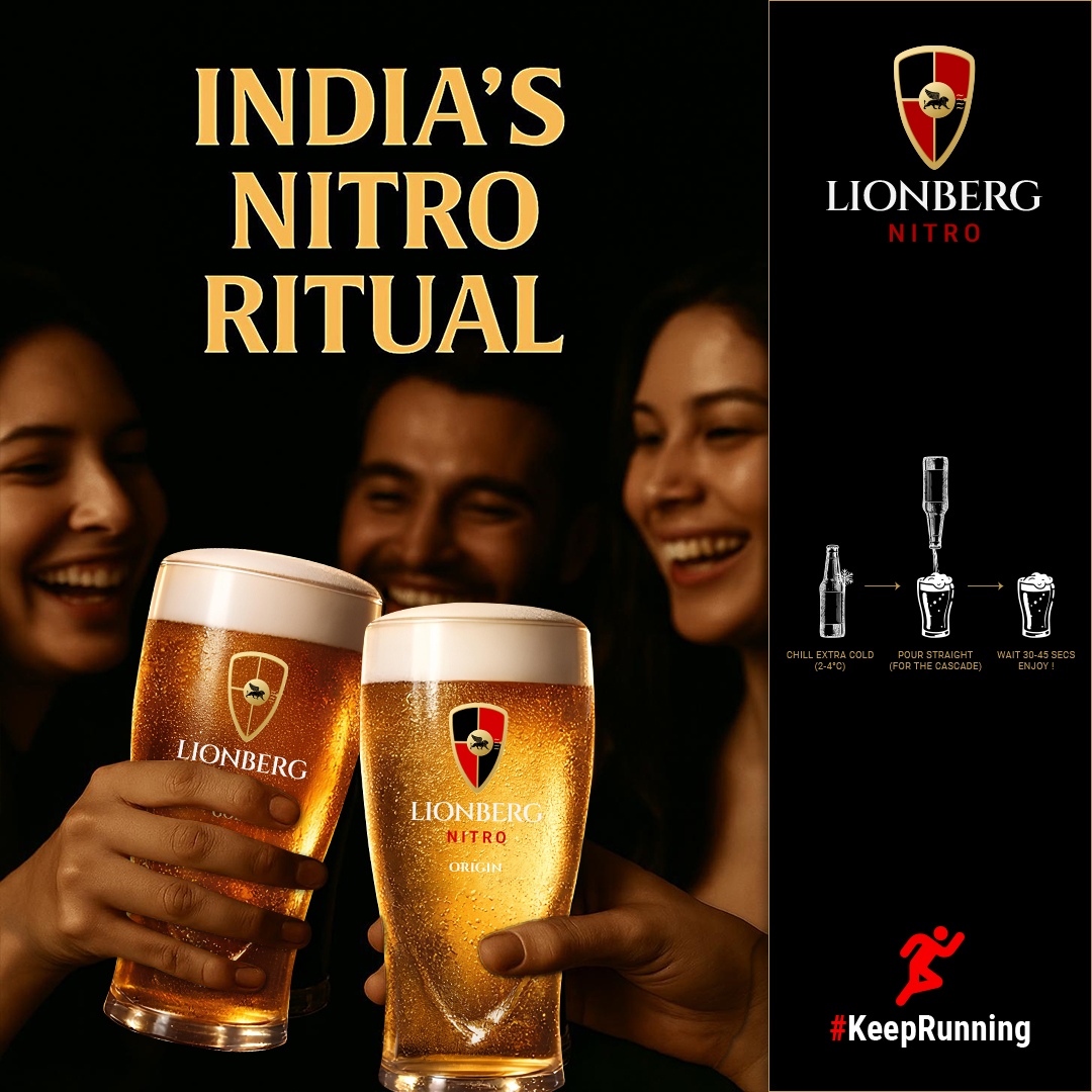 DrinkNitroo's tweet photo. Good moments deserve a ritual of their own. 🍻
Bring people together, raise a glass, and experience the smooth cascade of Lionberg Nitro.
#LionbergNitro #IndiasNitroRitual #NitroBeer #Lionberg #beerritual
🌐 Visit Our Site: https://t.co/kr9NKt2OGo https://t.co/ZxykzwnXVK