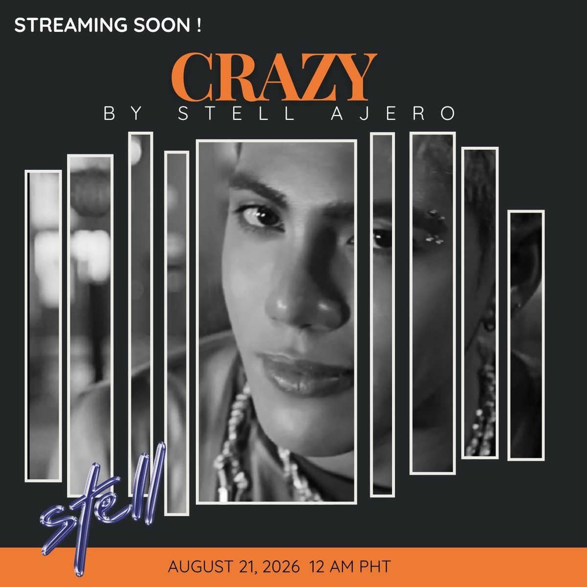 Ishi_027's tweet photo. READY TO GO CRAZY?  
STELL IS COMING.  

CRAZY  
A new era begins. 
AUGUST 21, 2026  
Pre-save here: https://t.co/6vnSISQ9R5 

#Stell #Crazy #StellCrazy https://t.co/d7ePwpxQE8