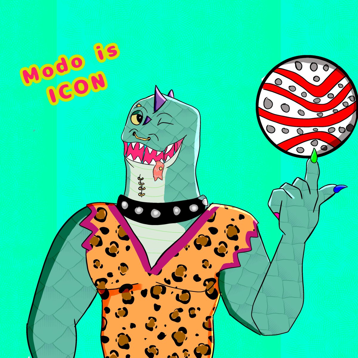 seniorkishpy's tweet photo. Modo is icon 🤘🦎 🏀 #scalies #furry #modoolachenko https://t.co/8BwgUVcfNH