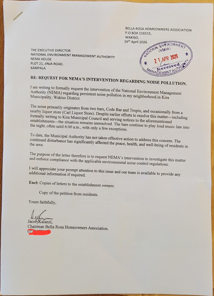 mugishaHC's tweet photo. @GyezCollins @Beinomugisha_ @nemaug @PoliceUg @GodwinTOKO We did. They sent their team to inspect twice. On both occasions, the bars are back to business as usual within a week https://t.co/QjLGVZWEco