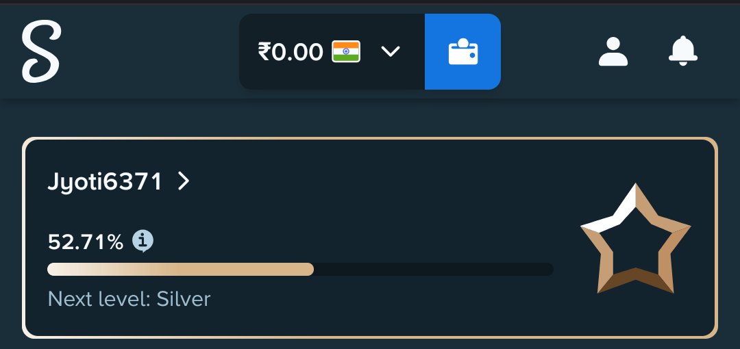 Rechooin's tweet photo. @ONEX_Stake @Ashishjaybhay21 @Stake Please activate my welcome bonus https://t.co/o9mGyRA9Yn