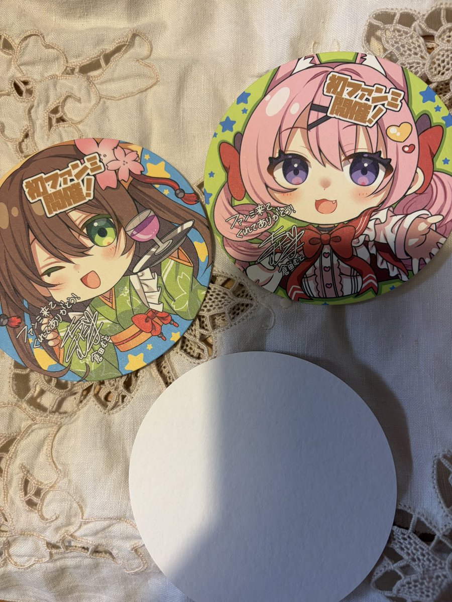 yumanonnon's tweet photo. ファンミのコースター届いたよ！見てみて〜！本当に可愛い🥳❤️ https://t.co/lMntFmV430