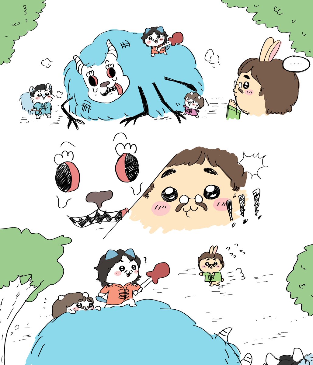 gipgaza333's tweet photo. 너무 귀여워서 더 그려봤습니다 
#chiikawabeatles https://t.co/PWVTZWEDL4