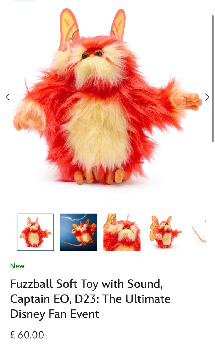 Edsthemeparks's tweet photo. Managed to get one, it's now sold out #fuzzball #captaineo @disneystore #soldout https://t.co/IPDYgw3lhg