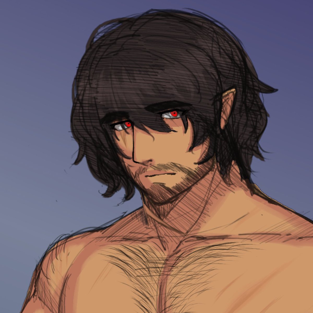 MUSICA_BREAK's tweet photo. "My name?... It's Donovan. Yours?"

Reserved to those he doesn't trust, open to those he does. Donovan prefers one on one interactions over large groups, he believes his red eyes scare people away which makes him a bit worried when it comes to finding genuine connections.

WIP OC https://t.co/vFkjAKCeZF