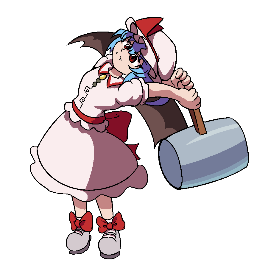Dr_Oshawott's tweet photo. Remilia with a hammer https://t.co/0iuLK8Wmv6