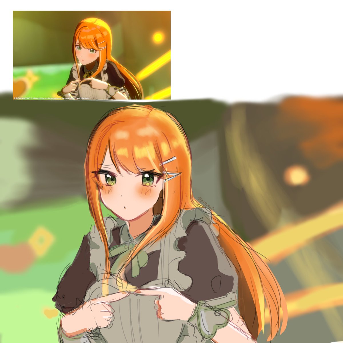 pugyon0's tweet photo. #学マスFA  #紫雲清夏 https://t.co/ONzpu0fkGP
