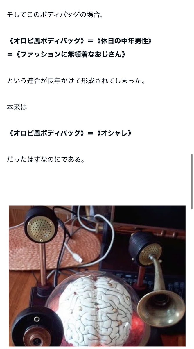 selfcomestomine's tweet photo. ファッションの歴史を眺めると、イケてる／ダサいとはデザインの勝負ではなく、連合学習の勝負であることがよく分かる。

このボディバッグがダサくなったのは、デザインが変化したからではない。それを身につける人間が変化したからなのだhttps://t.co/50srh848pF https://t.co/lJxR2P772c