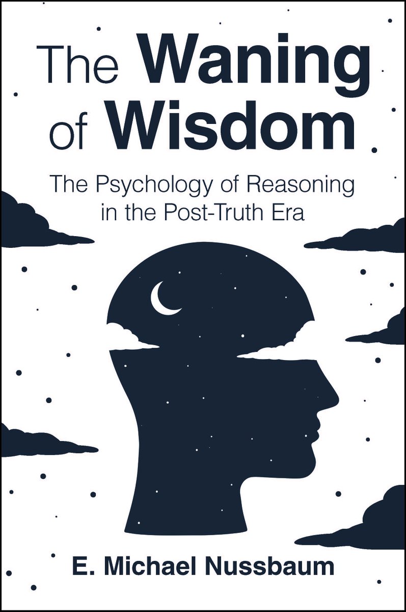 CambUP_Psych's tweet photo. The Waning of Wisdom E. Michael Nussbaum
Drawing on cutting-edge psychological research, this book offers insights to navigate and address the challenges of the post-truth era.
π https://t.co/nvgfo4xRS9
#psychology #edpsych https://t.co/8SPHoOtJoF