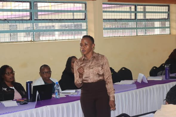 NGECKenya's tweet photo. The Commission engaged the senior management of P.C. Kinyanjui Technical Training Institute in a capacity-building session on gender and inclusivity, bringing institutional leadership into a practical conversation on identifying and addressing barriers to equal participation.
The session covered gender concepts and perspectives, gender mainstreaming, gender-based violence and unconscious bias, workplace gender policies and compliance, Diversity, Equity and Inclusion (DEI), disability inclusion, and inclusive recruitment, retention and career development.
The focus is important because decisions made within training institutions can shape who gets opportunities, who feels safe and included, who progresses through training and who ultimately makes the transition into employment. NGEC’s Model Gender Mainstreaming Policy for the TVET sector identifies barriers including gender stereotypes, discrimination, financial constraints, unfriendly training environments, information gaps and limited prospects for decent work, and calls for stronger institutional capacity to address them.
The engagement therefore goes beyond sensitisation. It is about strengthening the capacity of institutional leaders to mainstream gender and inclusion in policies, programmes, workplace practices and decision-making, while creating environments in which women, men, persons with disabilities and other Special Interest Groups can participate and benefit equitably.
For the Commission, inclusive skills development is about more than access to training—it is about ensuring that every learner and staff member has a fair opportunity to participate, progress and realise their potential.
When leadership understands inclusion, institutions are better positioned to make equality part of everyday practice.
#genderequality #InclusiveTVET #DEI #disabilityinclusion #EqualOpportunity #SkillsForAll