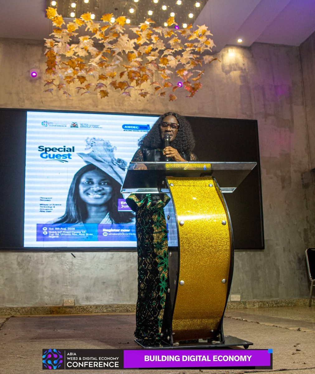 AWDEC_'s tweet photo. the HOD/Director of ICT; and the Convener of AWDEC2026.

Thank you, Ma, for honouring us with your presence and for supporting the growth of technology and innovation in Abia.

𝗧𝗵𝗲 𝗷𝗼𝘂𝗿𝗻𝗲𝘆 𝗵𝗮𝘀 𝗷𝘂𝘀𝘁 𝗯𝗲𝗴𝘂𝗻.

#AWDEC2026 #AbiaWeb3Conference #AbiaWeb3Network https://t.co/NmrlKqhC6W